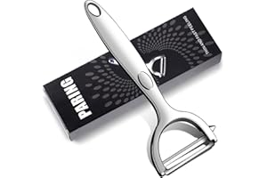 Skaaisont Potato Peeler for Kitchen, Sharp Stainless Steel Vegetable Peeler with Potato Eye Remover, Ergonomic Non-Slip Handle Y Peelers