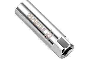 Spurtar 14-mm-Zündkerzensteckschlüssel, 3/8-Zoll-Antrieb, dünnwandiger magnetischer Zündkerzensteckschlüssel – 12-Punkt-Design