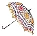 Beautiful Embroidered Work Designer Indian Cotton Summer Umbrella 24 x 28 Inches RS.768.00