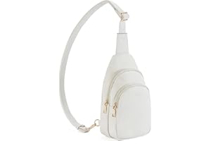 Telena Sling Bag torba na klatkę piersiową, crossbody, damska skóra PU, sportowa torba na ramię, mała torebka na brzuch, stylowa