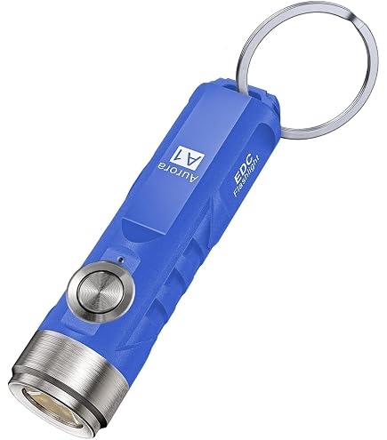 RovyVon A6 Rechargeable Keychain Flashlight | 650 Lumens, 10 Modes With UV & Red Sidelight | EDC Gear & Holiday Gift - View #12