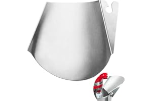 PQPO Edelstahl Mixer Schüssel Gießrinne Aufsätze Kompatibel mit Kitchen Aid Standmixer