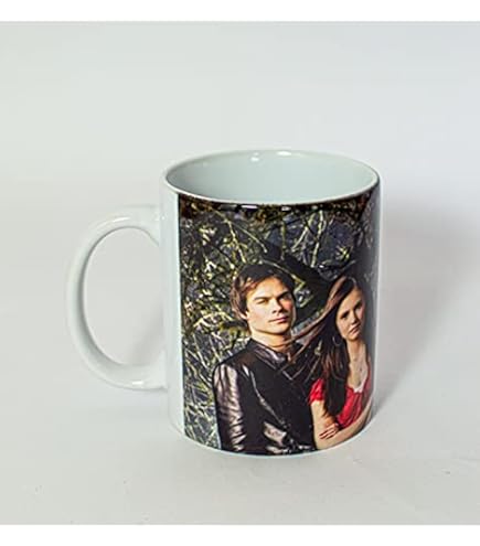 The Vampire Diaries Fan-Tasse - Schwarz, 325 Ml, Keramik, Mikrowellen- & Spülmaschinenfest