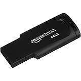 Amazon Basics 64 GB Flash Drive | USB 2.0 E Series | Temperature, Shock and Vibration Resistant | Plastic Body Finish