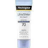 Neutrogena Ultra Sheer Broad Spectrum Sunscreen SPF 70, 3 Ounce