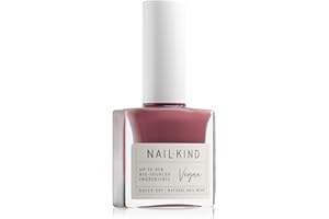 NAILKIND Deep Pink Nail Polish - Pink Elephants - Classic-Finish Nail Varnish - Vegan Nail Lacquer - Peta Certified Cruelty Free - Quick Drying Long Lasting Chip Resistant Manicure - 8ml