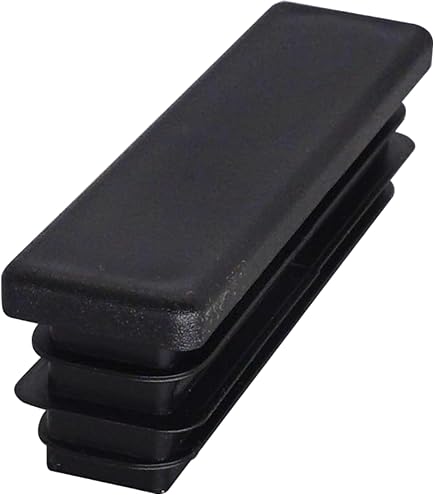 Tappi Per Tubi Rettangolari 80x20mm - 8 Pezzi Nero, Per Profili E Recinzioni - Foto 8