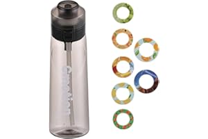 Ohicki Air-Up Borraccia con Gusti Pod, Flavored Water Bottle con 7 Pods Profumati, 0 Zucchero 0 Bottiglia di Aroma Calorico per L'esercizio Promuovi L'acqua di Bevanda