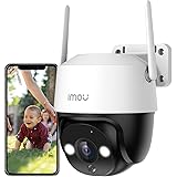 Imou 2.5K Caméra Surveillance WiFi Extérieure PTZ, 360° Caméra IP Exterieur WiFi 4MP, Vision Nocturne Couleur 30M, Détection 