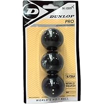 Raquette De Squash Dunlop Blackstorm Graphite 500, Jaune/noir, Avec étui