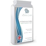 ProBio-Cultures 120 Capsules - High Strength 10 Billion Live CFU Multi-Strain Bio-Cultures + PreBio FOS Formula - Latest DRCa