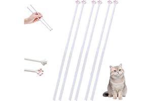 Prmape 3 Pares Palillos con Patas de Gato, Palillos Chinos Patas de Minino, Reutilizables Palitos Sushi Gato, Cat Paw Chopsticks para Sushi, Cocina, Hogar, Hoteles, Restaurantes
