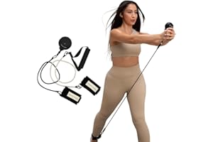 Pvolve P.3 Trainer- Home Gym Fitness Equipment Resistance Band with Ankle Strap and Weight System