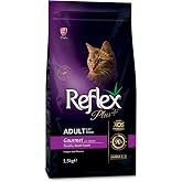 Reflex Plus Yetişkin Kediler i&ccedil;in Tavuk Etli, Renkli Taneli Kedi Maması 1,5 Kg