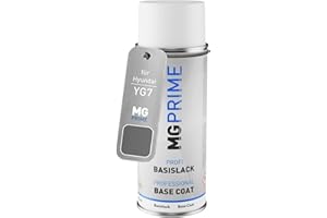 MG PRIME Autolack Spraydose für Hyundai YG7 Dark Night Metallic/Thunder Grey Metallic Basislack Sprühdose 400ml