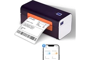 SMOCTAR Shipping Label Printers Bluetooth, 4x6 Thermal Label Printer, Postage Label Machine for Phone, Windows, Small Business, Compatible with DHL, Etsy,Shopify,eBay,USPS,UPS,DPD