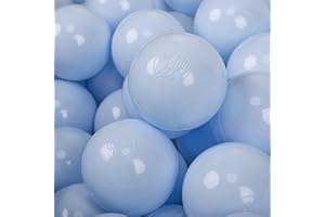 KiddyMoon Soft Plastic Play Balls Single Color Only