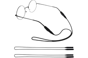 WLLHYF 2 szt. pasek do okularów silikonowy wodoodporny pasek do okularów przeciwsłonecznych antypoślizgowy regulowany sportowy elastyczny pasek uchwyt uniwersalny rozmiar dla mężczyzn i kobiet,