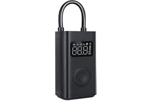 WEDETIAN Mi Portatil Electric Air Compressor 2, inflador ruedas coche 150 PSI 6 Modos con Recargable de 2000 mAh, Compresor con Pantalla LCD con Sensor de Presión para Coche, Bicicleta, Moto, Pelota (Negro)