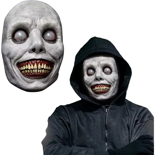 Máscara De Fiesta De Halloween De Ojos Blancos De Miedo | Meses sin interés Máscara De Fiesta De Halloween De Ojos Blancos De Miedo | Meses sin interés
