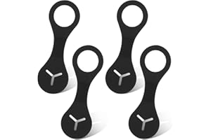 Cobee 4 szt. uchwyt na worek na odchody dla psa, silikonowy dozownik worków na odchody dla psa