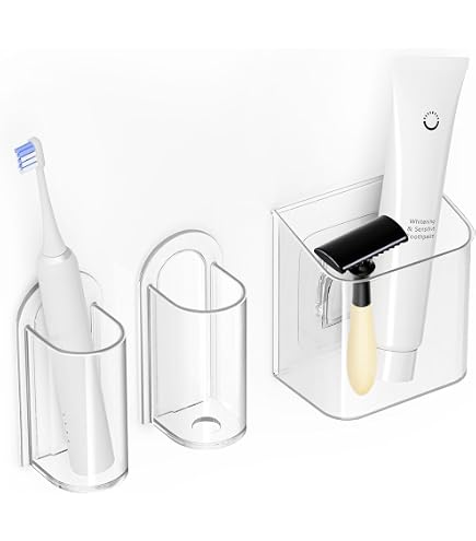 IBetterLife Silikon-Zahnbürstenhalter Set – 6 Stück Selbstklebend Für Badezimmer, Dusche, Küche | Aufbewahrungshaken Für Rasierer, Pinsel, Schlüssel