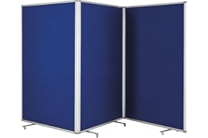 ‎MAGNETOPLAN magnetoplan | Präsentationswand | faltbar und mobil | HxBxT 1800 x 3610 x 370 mm