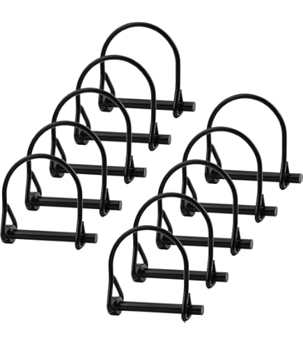 Perni Di Bloccaggio A Filo - 10 Pezzi In Acciaio Per Fattoria E Giardino - Foto 3