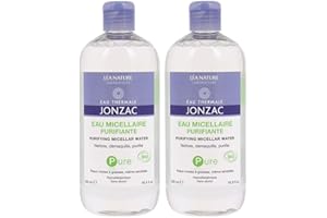 EAU THERMALE JONZAC Eau de Jonzac Pure Eau Micellaire Purifiante Bio Lot de 2 x 500 ml