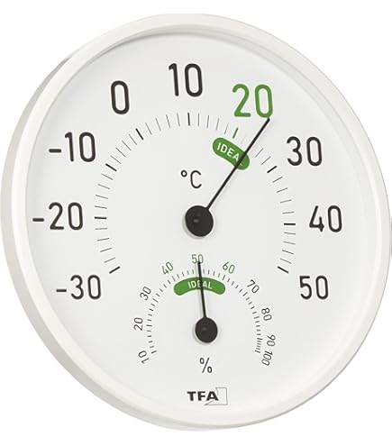 Thermomètre-hygromètre Intérieur En Alliage Aluminium - Précision Température/humidité, Design Rond Avec Anneau Suspendu