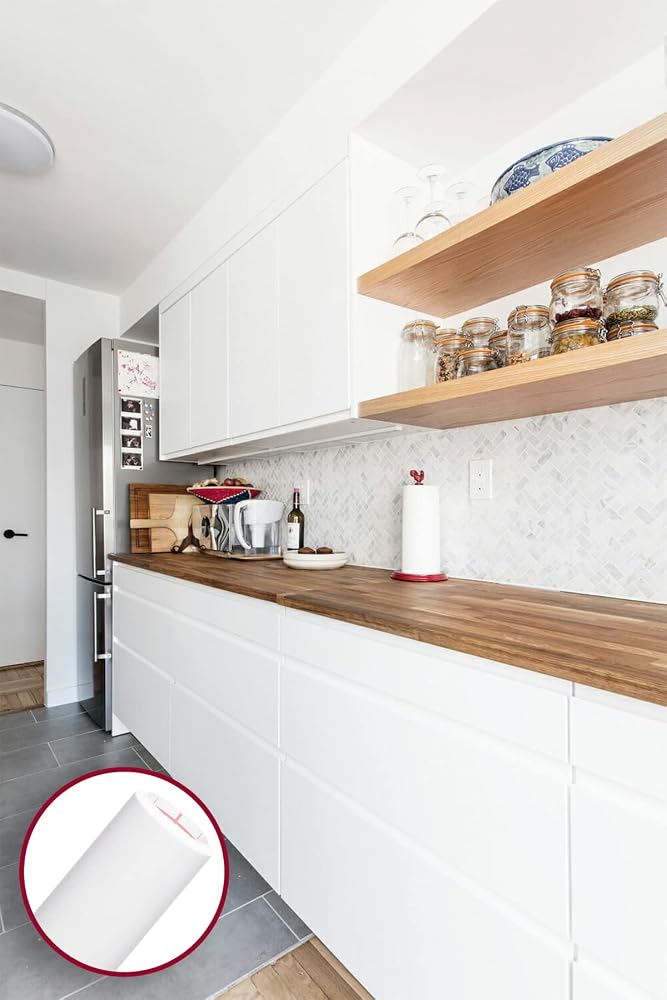 MAT BEYAZ DOLAP KAPLAMA FOLYOSU 76cm x 2mt B
