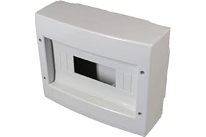 Electraline 60443 Centralino Da Parete Senza Sportello, Bianco, 120 moduli