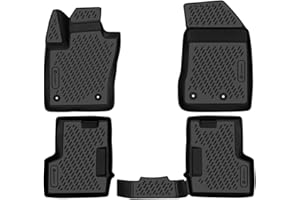 Element Set di Tappetini Auto in Gomma TPE 3D per Fiat 500X | 2014-2024 | Tappetini Auto Originali 100% Adatti, Gomma Auto Universali Resistanti, Tappeto