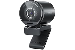 EMEET Webcam 4K S800, Webcam Ultra 4K con 2 microfoni con riduzione del rumore, campo visivo 73°, correzione della luce, copertura privacy, 1080p@60FPS HDR, webcam 1080p per live streaming, giochi