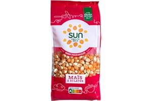 SUN Mon tour Malin - Mais à Eclater 250 g - en sachet recyclable, pour faire des pop corn soit même !