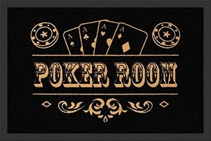 empireposter Poker Room - wycieraczka, wymiary: 60 x 40 cm, materiał polipropylen