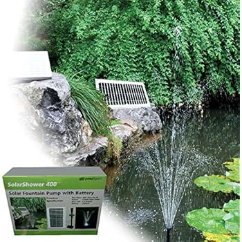 amazon solar powered pond pumps