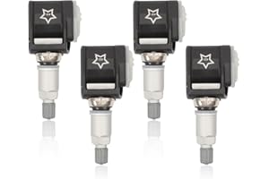 MANGWANY 4 Stück Reifendrucksensor Reifendruckkontrollsystem TPMS Sensor RDKS 433 MHz für 5er 6er 7er 8er G30 G31 F90 M8 F91 F92 F93 X3 X4 X5 36106872774 36106887147