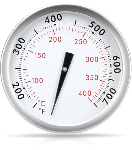 Thermomètre Barbecue Weber - Remplacement Spirit 200/300, Q120-320 - Acier Inoxydable