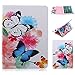 Price comparison product image Samsung Galaxy Tab S 10.5 inch SM-T800/T805 Tablet Case, Ekakashop Colorful Printing Pattern Premium Pu Leather Magnetic Flip Folio Wallet Stand Protective Case Cover For Samsung Galaxy Tab S 10.5 - Beautiful Butterfly Floral Flowers