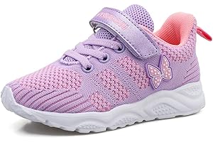 ANBIWANGLUO Basket Enfants Garçons Fille Chaussures de Sport Antidérapantes Garçons Sneakers Respirant Légères pour Fille