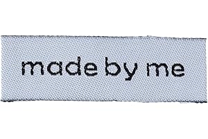 ‎SIAURA MATERIAL SiAura Material 10x gewebte Handmade Etiketten, Webetiketten, Einnähetiketten, Textiletiketten, Kleideretiketten