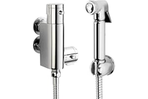 BESTINE Waschbeckenbrause Bidet Handbrause Set, Bidet Handbrause Toilette Bad Bidet für Bidet Armaturen WC, Sprühaufsatz mit Schlauch für Babytuch Windel, Weibliche Wäsche