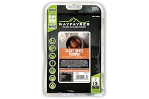 Wayfayrer Sticky Toffee Pudding Camping Hiking Food, Green, One Size