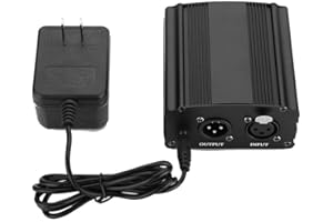 SOCOBETA Kondensatormikrofon USB-Kabelaufzeichnungsmikrofon-Kit PC-Mikrofone mit 48-V-Phantomspeisung(Europäische Vorschriften)