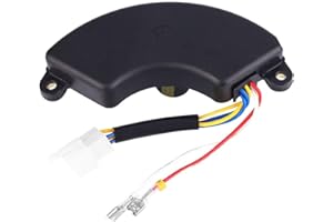 Ladieshow Auto Voltage Regulator, 250V 470UF, Universal AVR for 5-6.5KW Generators, Black