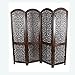 Artesia Handcrafted 4 Panel Premium Quality Wooden Room Partition / Wooden Room Divider / Wooden Screen / Wooden Room Seperator RS.6899.00
