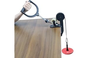 FNKTEK Arm Wrestling Flaschenzugsystem Für Armdrücken Professionell Armdrücken Trainingsgerät Sind Mit Ladestift Und Griff Armwrestling Equipment 65kg Gewichtskapazität Für Supinations Und Pronationstraining