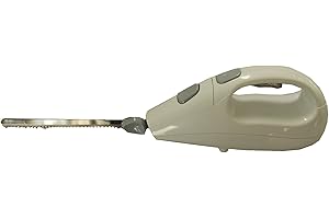 ito electronics Elektrisches Messer 250W weiß/Edelstahlklingen Schnelltrenner Dualer Sicherheitsschalter 108641