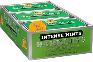 Barkleys Classic Mints - Wintergreen, 6 tins, 6er Pack (6 x 50 g)